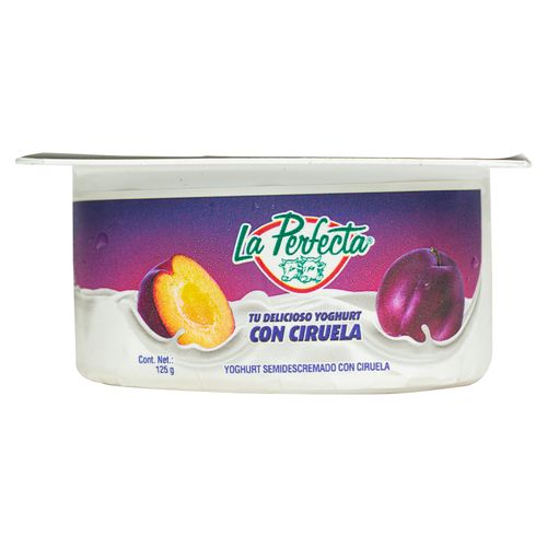 Yogurt La Perfecta Bat Ciruela - 125Gr