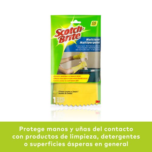 Guantes Scotch Brite Amarillo Multiuso - 2Uds