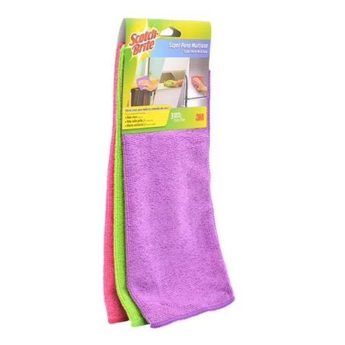 Paño Scotch Brite Microfibra - 3Uds