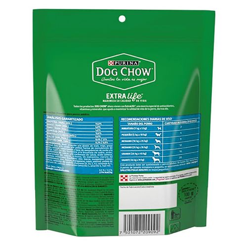 Snack Purina Dog Chow Perro Cachorros Galletitas Sabor A Pollo 100g