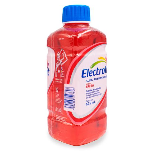 Suero Rehidrtante Electrolit Adulto Sabor Fresa, Para Pevenir O Tratar La Deshidratación - 625ml