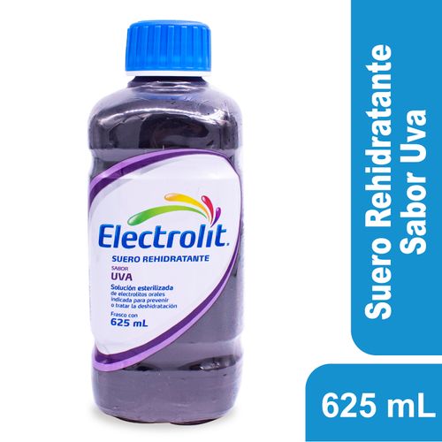 Suero Rehidratante Electrolit Adulto Sabor Uva, Para Pevenir O Tratar La Deshidratación - 625ml