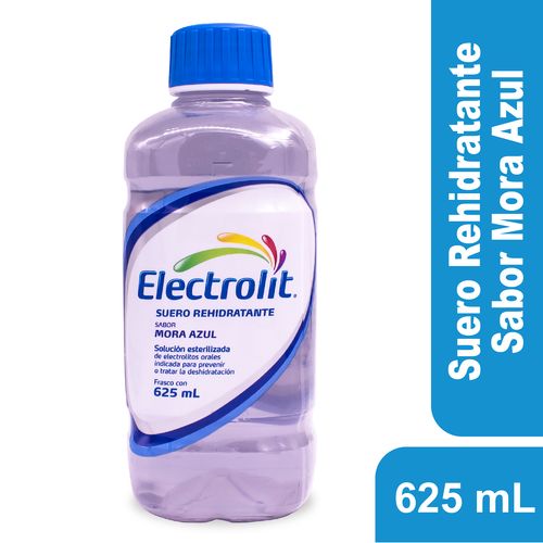 Suero Rehidratante Electrolit Adulto Sabor Mora Azul, Para Pevenir O Tratar La Deshidratación - 625ml