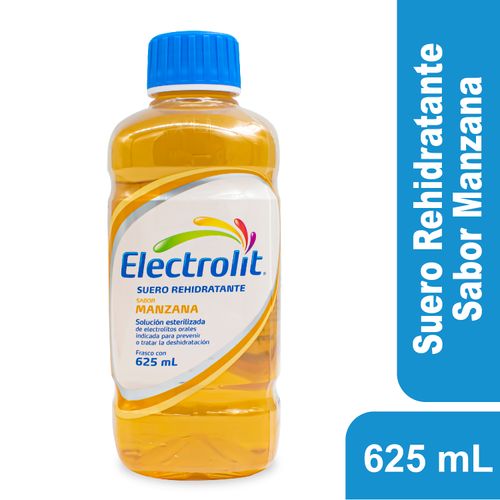 Suero Rehidratante Electrolit Adulto Sabor Manzana, Para Pevenir O Tratar La Deshidratación - 625ml