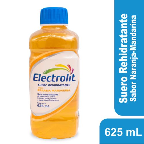 Suero Rehidratante Electrolit Adulto Sabaor Naranja-Mandarina, Para Pevenir O Tratar La Deshidratación - 625ml