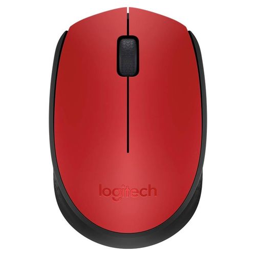 Mouse Logitech Inalambrico Color Rojo M170
