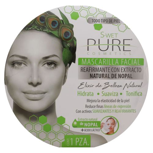 Mascarilla Lady Natural Swet Reafirmante Nopal 1u