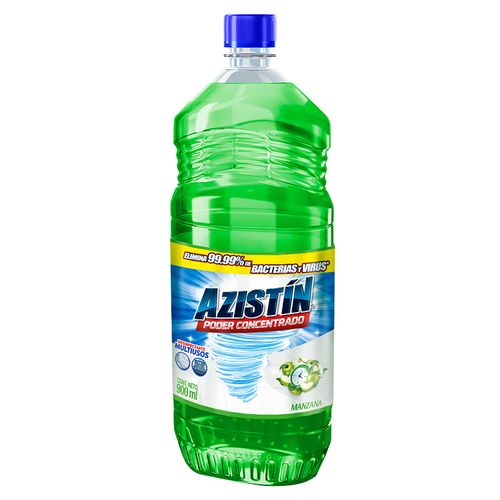 Desinfectante Multiusos Azistin  Poder Concentrado Manzana Botella - 900ml