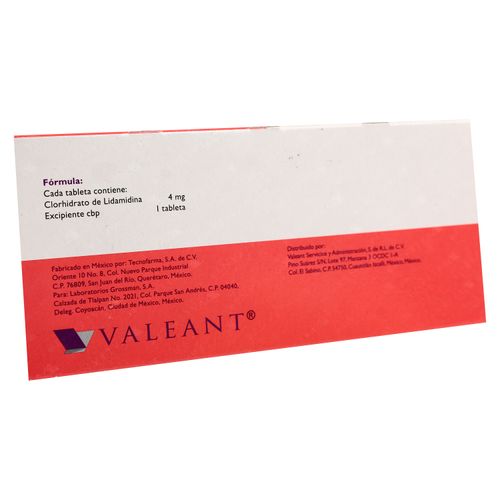 Supra 4 Mg Valeant Pharmaceutical 30 Tabletas  -Precio indicado por Unidad-