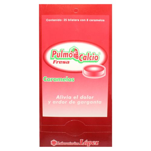 S-Pulmo Calcio Fresa Caja 200 Tab  -Precio indicado por Unidad-