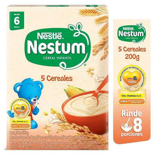 NESTUM 5 Cereales Cereal Infantil Caja 200g