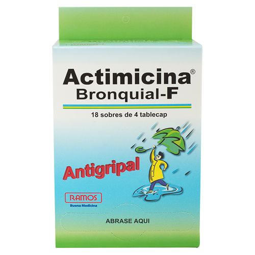 Actimicina Bronquial Rarpe 18 Sobres 4 Capsulas  -Precio indicado por Unidad-