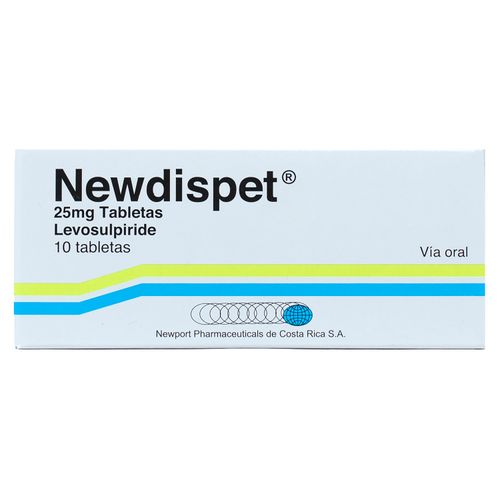 Newdispet 25Mg 10 Tabletas Newport