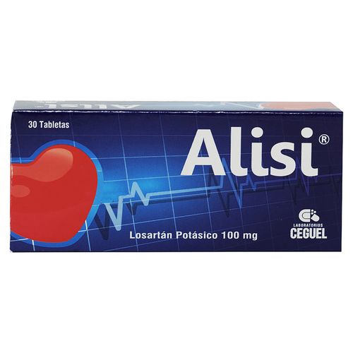 Alisi Ceguel 30 Tabletas - 100mg  -Precio indicado por Unidad-