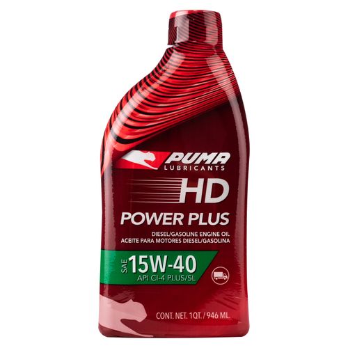 Aceite Puma para motores de diesel y gasolina 15W40 - 946 ml