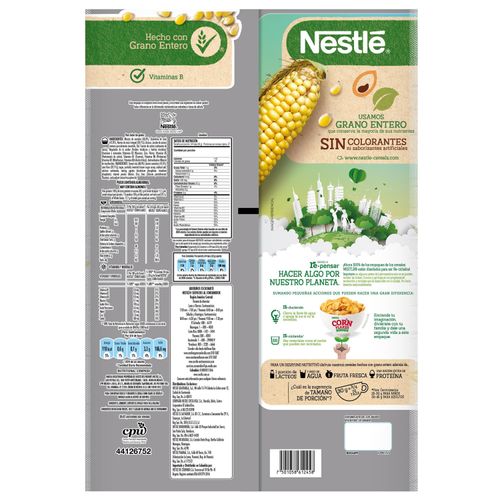 Cereal Nestle Corn Flakes Sin Gluten Bolsa -800gr
