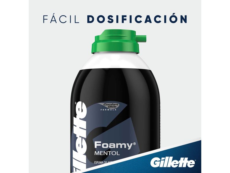 Espuma-Para-Rasurar-marca-Gillette-Foamy-Mentol-Refrescante-179-ml-7-10388