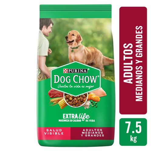 Alimento Perro Adulto Purina Dog Chow Medianos y Grandes 7.5kg (16.5lb)