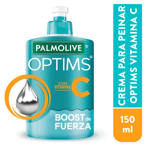 Crema Para Peinar Palmolive Optims Vitamina C, Rizos Hidratados - 150ml