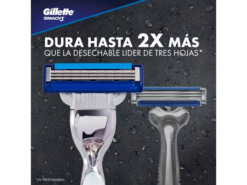 Repuestos-de-afeitar-para-hombre-Gillette-Mach3-Turbo-con-banda-lubricante-30-m-s-grande-2-unidades-4-4704