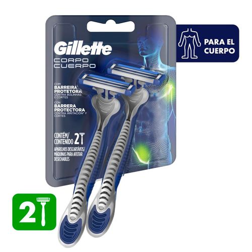 Rasuradora Gillette Mach3 Corporal - 2u