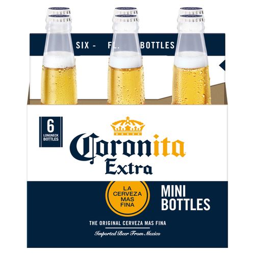 6 Pack Cerveza Corona Extra Botella - 207ml