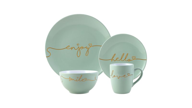 Vajilla de best sale porcelana 16 piezas