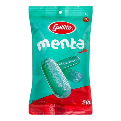 Confites Gallito Sabor Menta - 210g