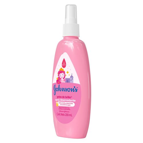 Spray Desenredante Infantil Johnson's Gotas de Brillo -200 ml