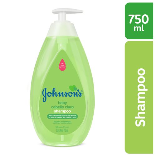 Shampoo Bebé marca Johnson's Manzanilla -750ml