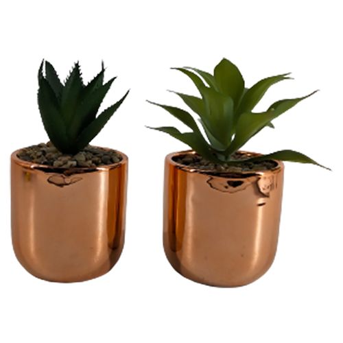 Planta Mainstays Artificial Con Maceta Rose Gold