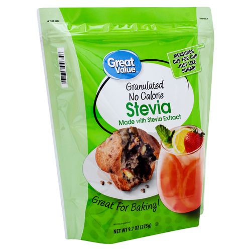 Endulzante Great Value stevia granulada - 275 g