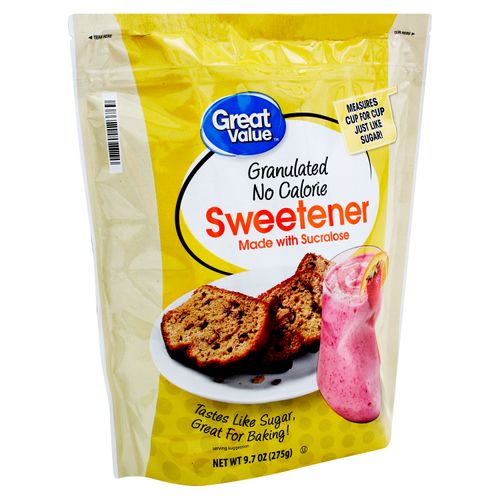 Endulzante Great Value sucralosa granulada - 275 g