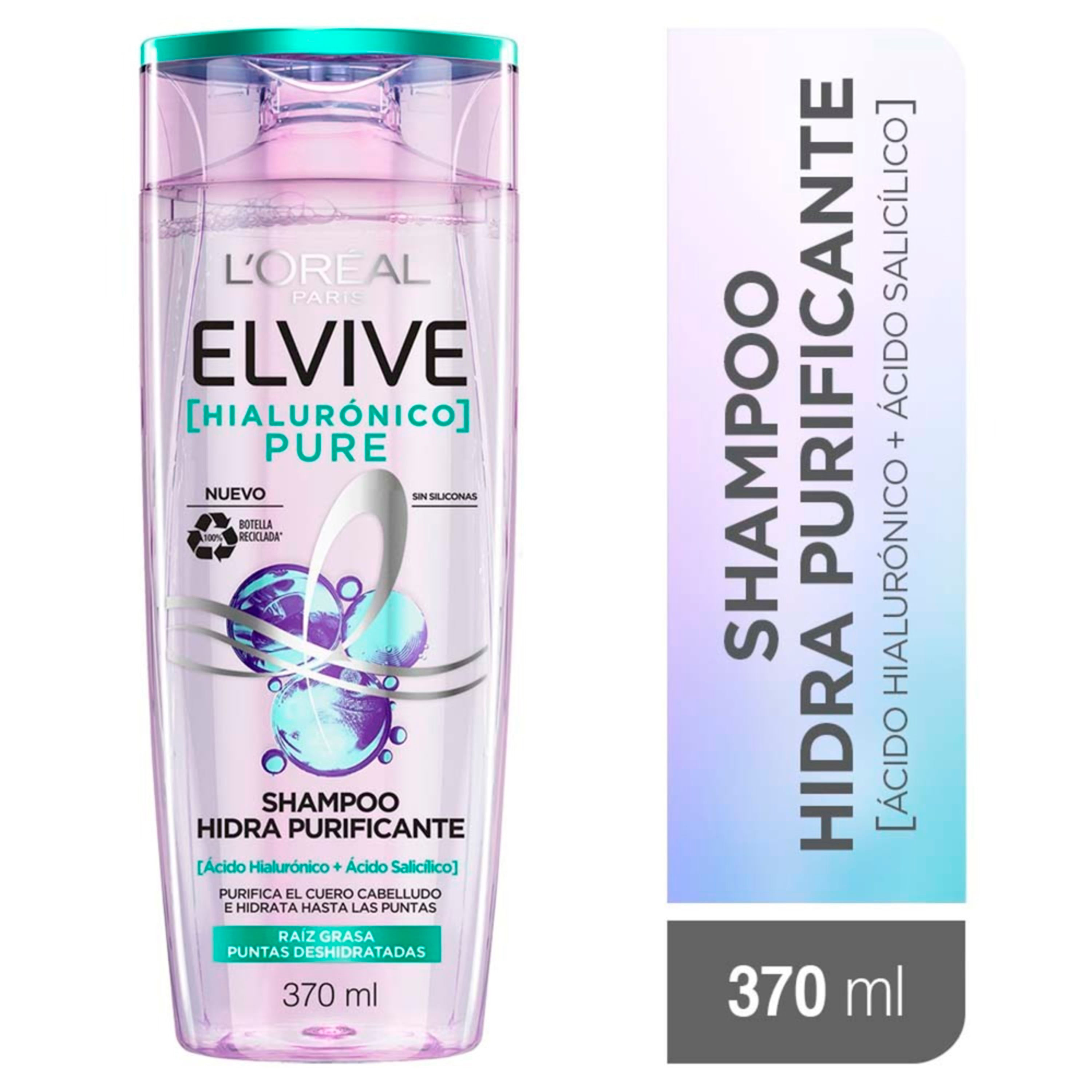 Comprar Shampoo Loréal Paris Elvive Hialurónico Pure 370ml Walmart Nicaragua 1538