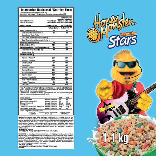 Cereal Quaker marshmallows stars - 1.1 kg
