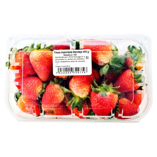 Fresa Hortifruti Importada Bandeja 400gr