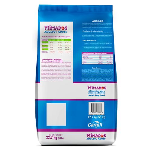 Alimento Mimados Perro Adulto, Todas Las Razas - 22.7kg