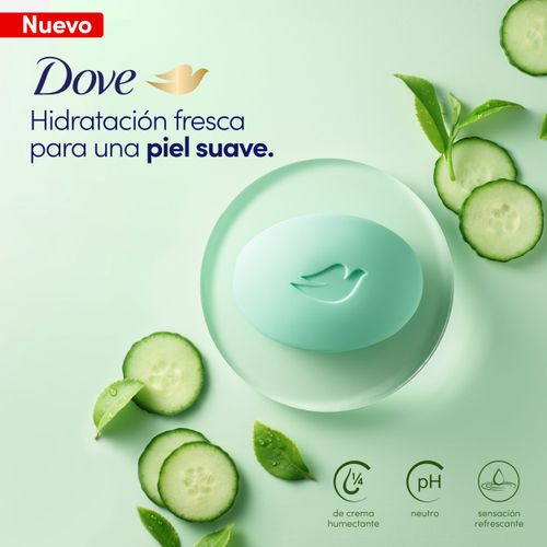 Jabon Dove Barra Fresh Higratación Fresca 4 Pack - 360gr