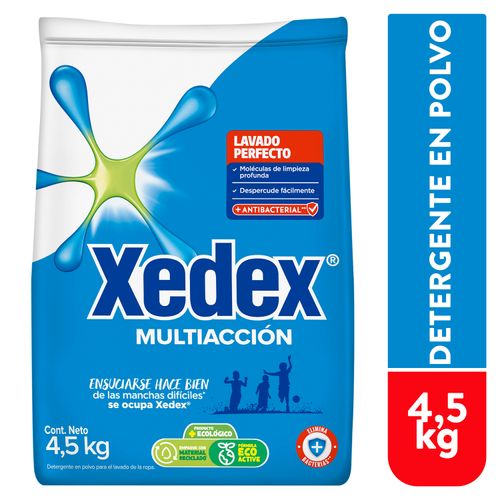 Detergente en polvo Xedex multiacción -4500g
