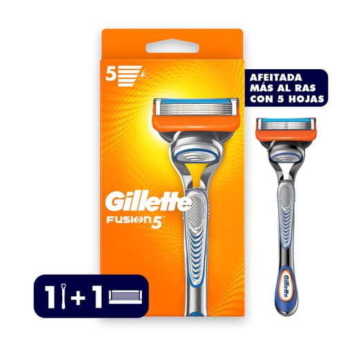 Máquina De Afeitar Gillette Fusion5 Recargable 5 Hojas - 1Uds