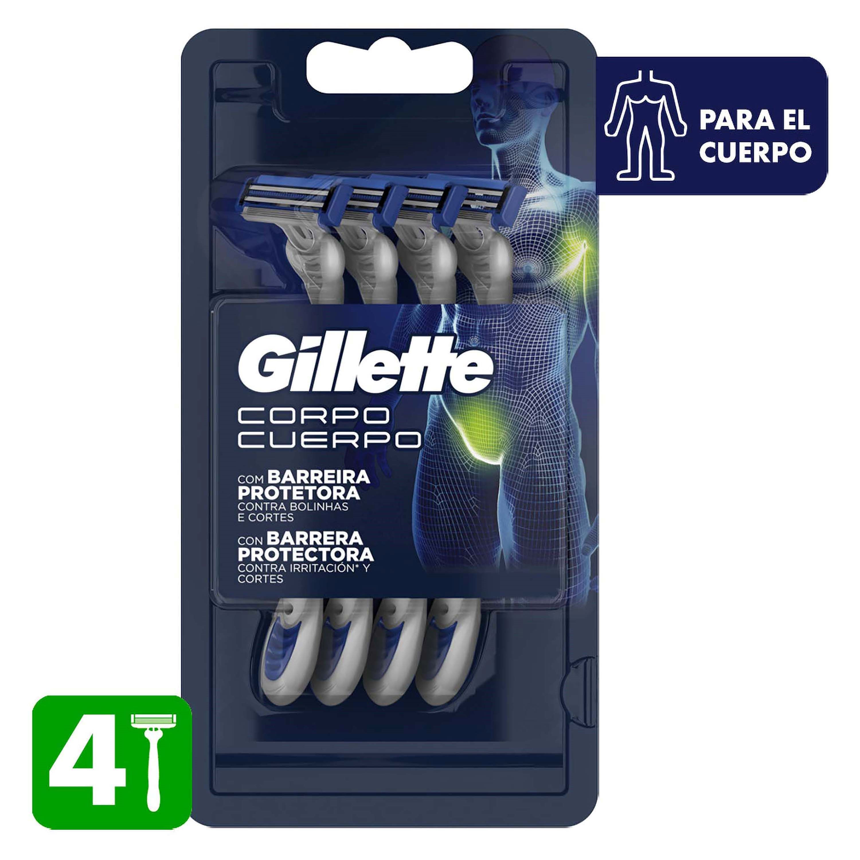 Comprar Máquinas De Afeitar Gillette Desechables Para El Cuerpo 4uds Walmart Nicaragua 7357