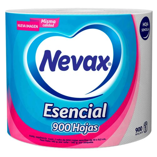 Papel Higienico Nevax Esencial 1 Rollo 900 Hojas