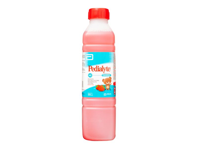 Suero Oral Pedialyte 45 Para Deshidratacion Por Diarrea Sabor A Fresa500ml