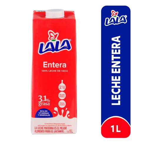 Leche UHT Lala Entera -1L