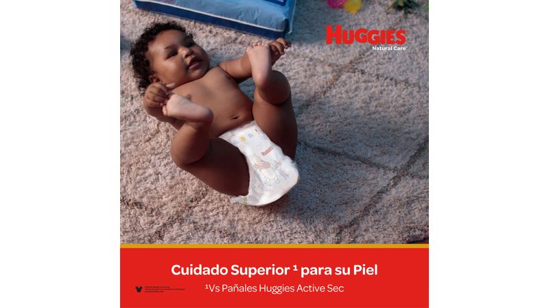 Huggies natural care recién nacido talla p 3.5 a 6kg x 50 unidades — Amarket