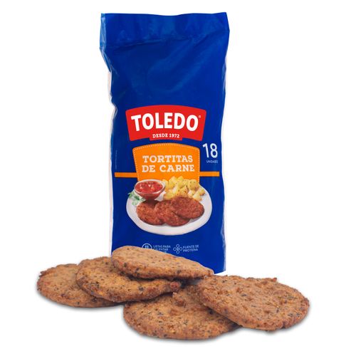 Tortitas De Carne Toledo De Res - 460gr