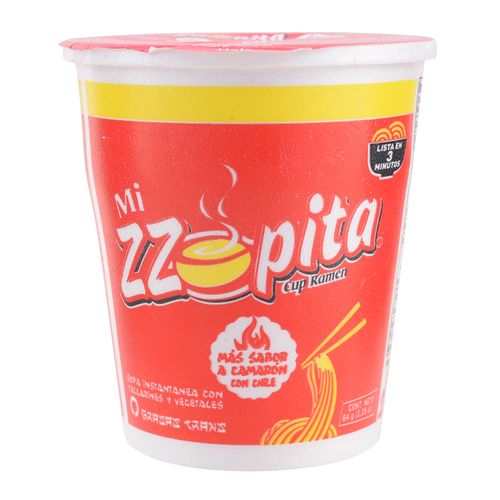 Sopa Mizzopita Camaron Con Chile - 64Gr