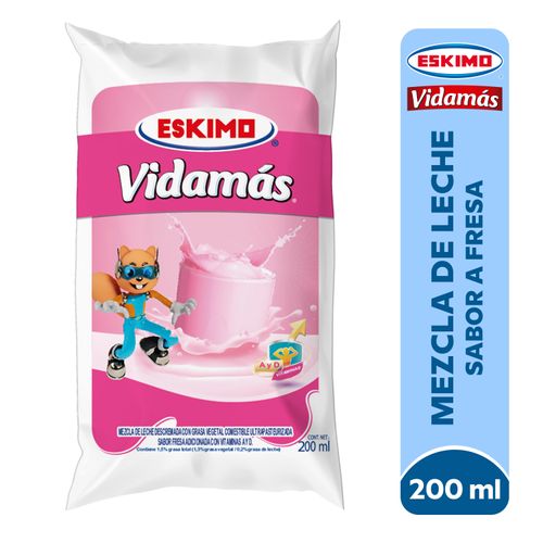 Bebida Láctea Eskimo Sabor Fresa - 200ml