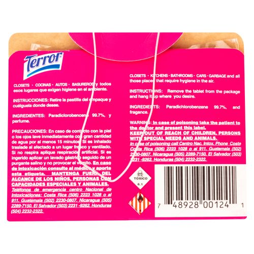 Pastilla desodorante Terror floral - 50 g