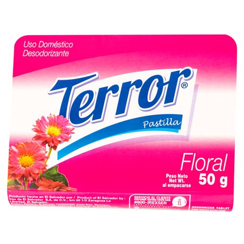 Pastilla desodorante Terror floral - 50 g